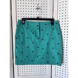 British Khaki Women's 4 Green Navy Skirt Nautical Wheel Cottagecore Preppy